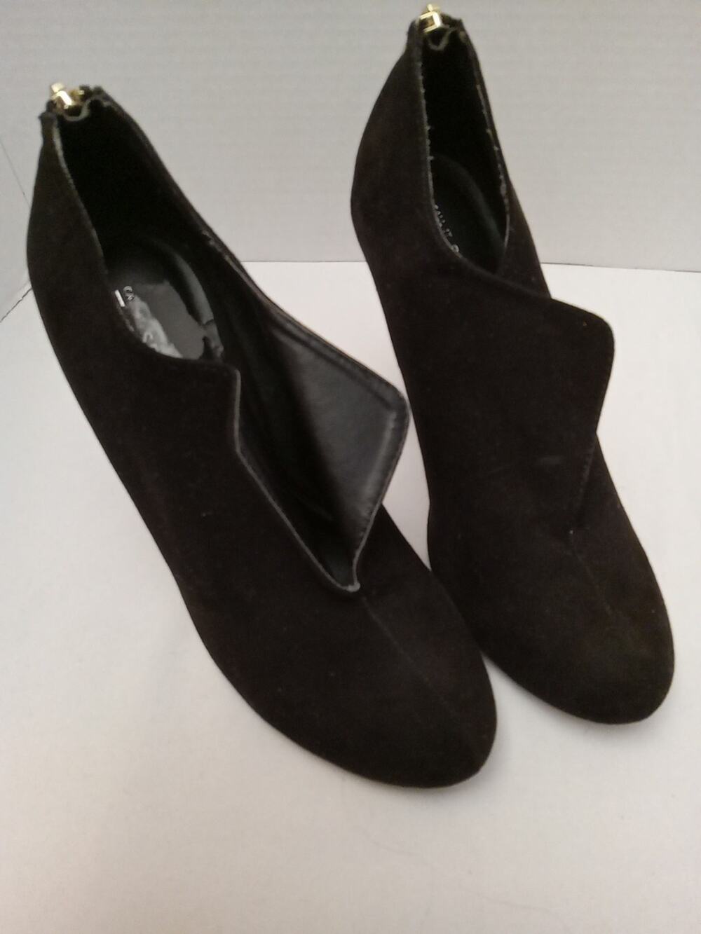 CALL IT SPRING Women's Size 7 “ TOSIEN” BLACK SUEDE ANKLE BOOT